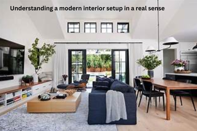 Understanding a modern interior setup in a real sense