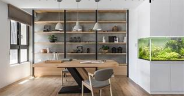modern interior setup